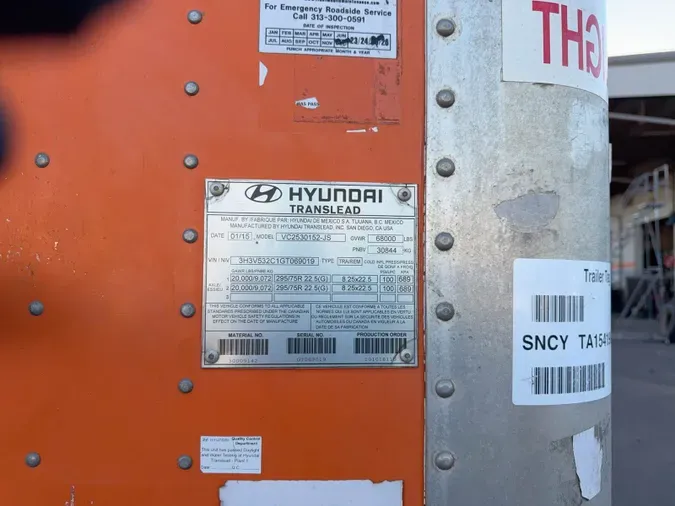 2016 Hyundai VC2530152-JS