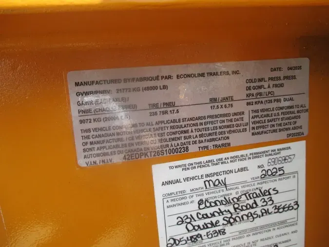 2025 ECONOLINE DP2025DA8ffab9bf07c64cf133601af5d808c4a8