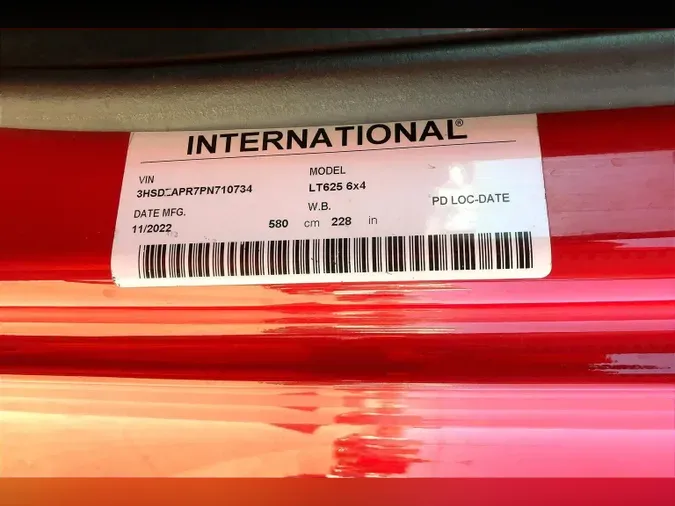 2023 INT LT625 6X4