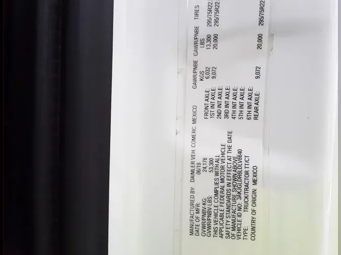 2020 FREIGHTLINER/MERCEDES CASCADIA 125