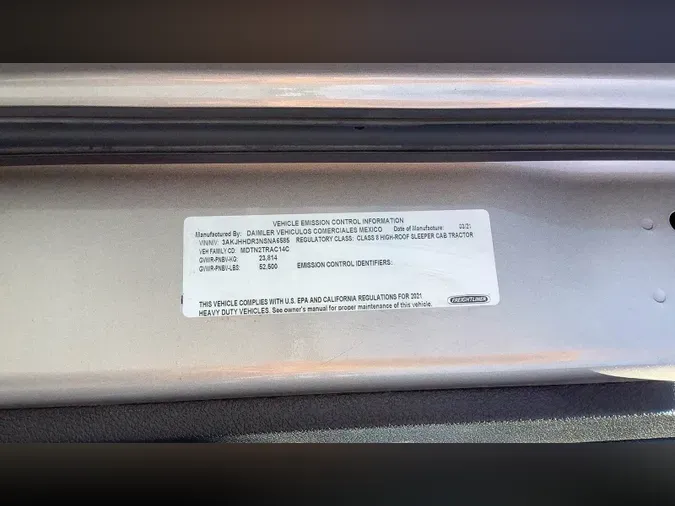 2022 Freightliner Cascadia 126