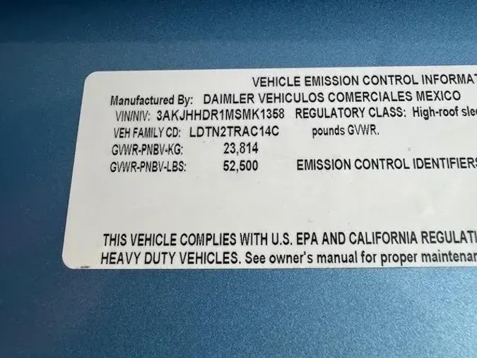 2021 Freightliner Cascadia