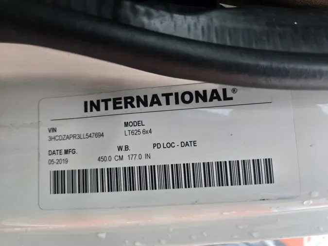 2020 International LT625