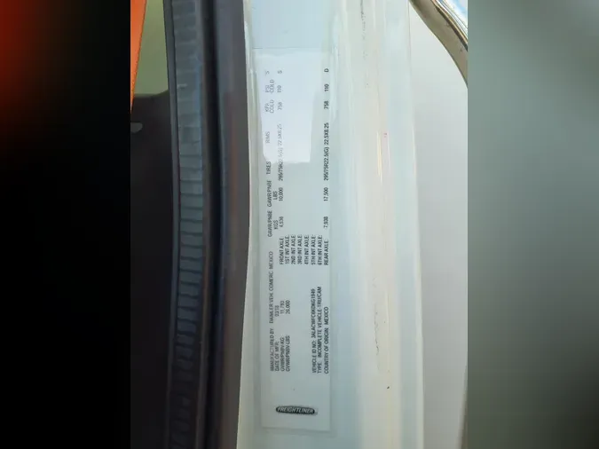 2019 FREIGHTLINER/MERCEDES M2 106