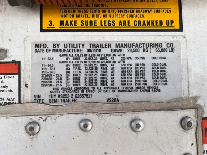2019 UTILITY VS2RA