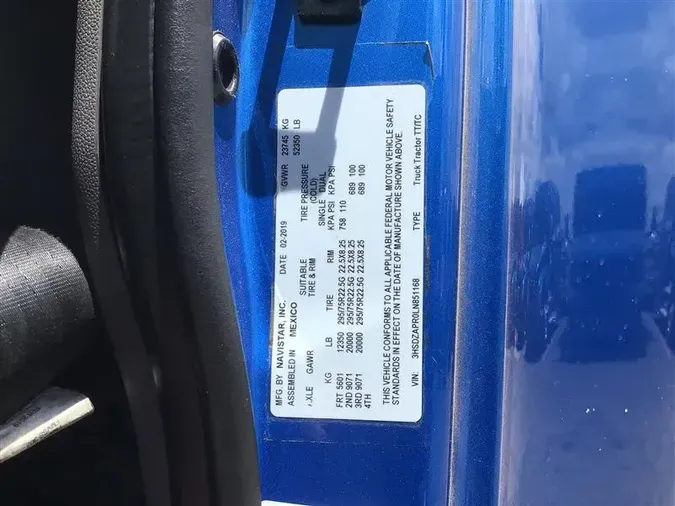 2020 INTERNATIONAL LT625