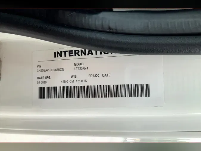 2020 INT LT625 6x4