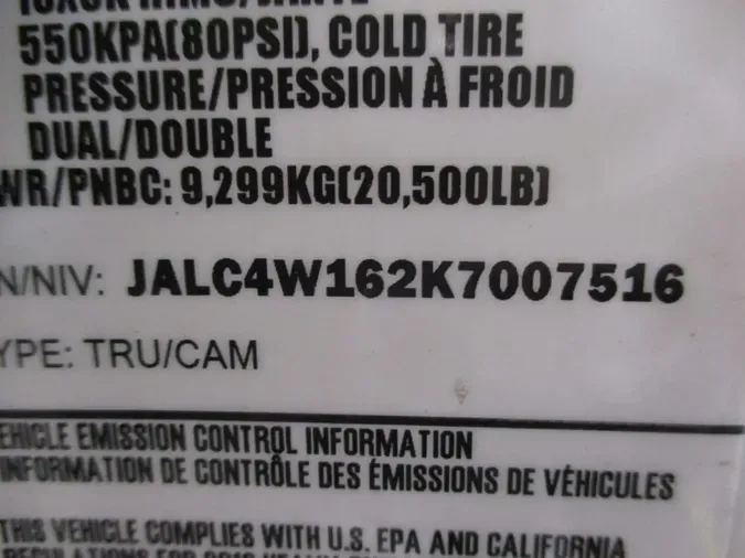 2019 ISUZU NPR948d3faa75291d35018cf478c6db740d