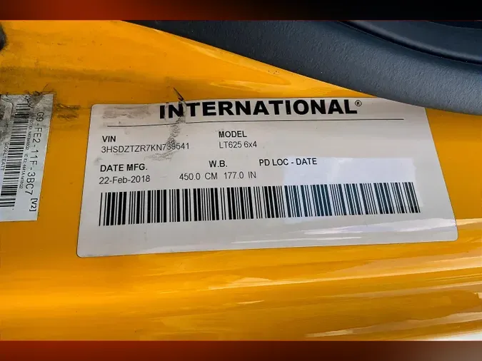2019 INT LT625 6x4
