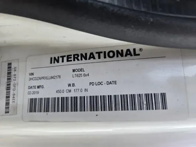 2020 International LT625953a65b11a2fd44f531ad03787885d6c