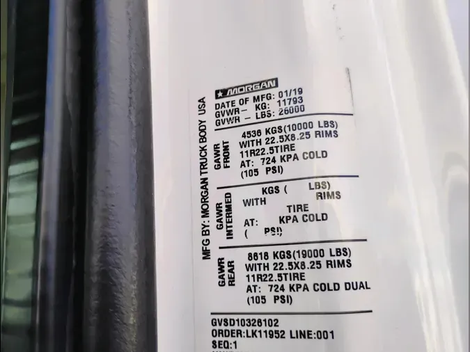 2019 Freightliner Business Class M2 106