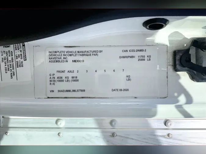2021 INT MV607