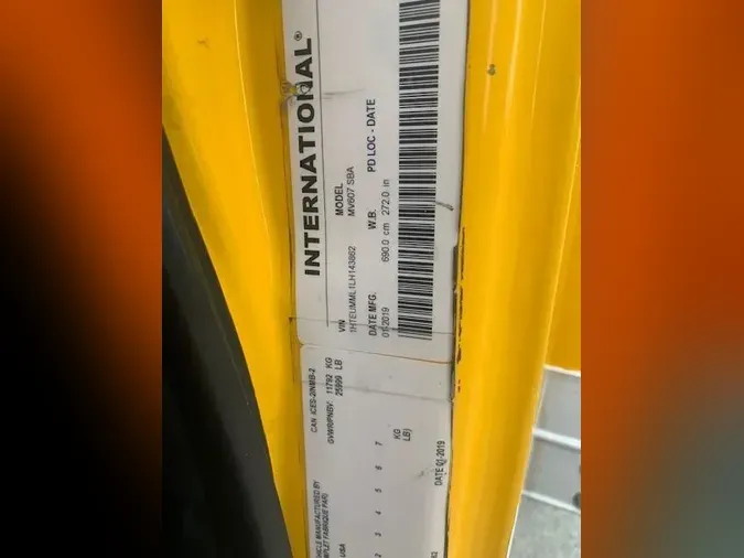 2020 International MV607