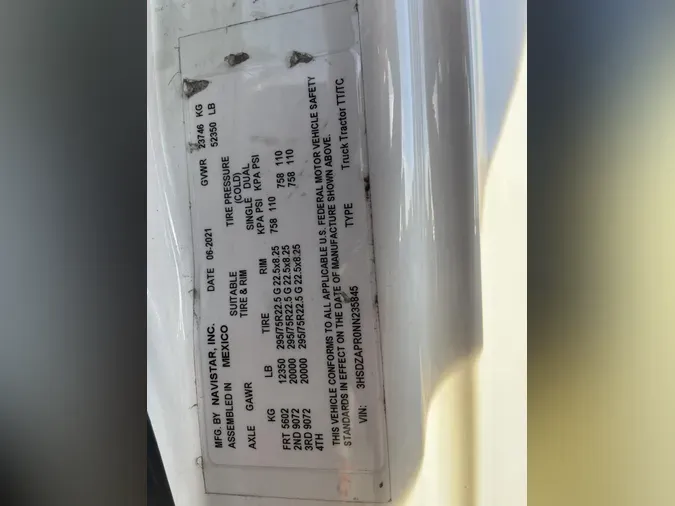 2022 International LT625