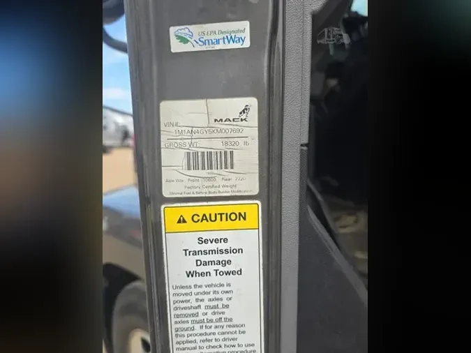 2019 MACK ANTHEM 64T