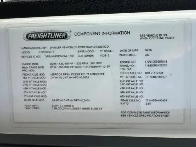 2021 Freightliner Cascadia978a63ec77472926924d1c514cee945d