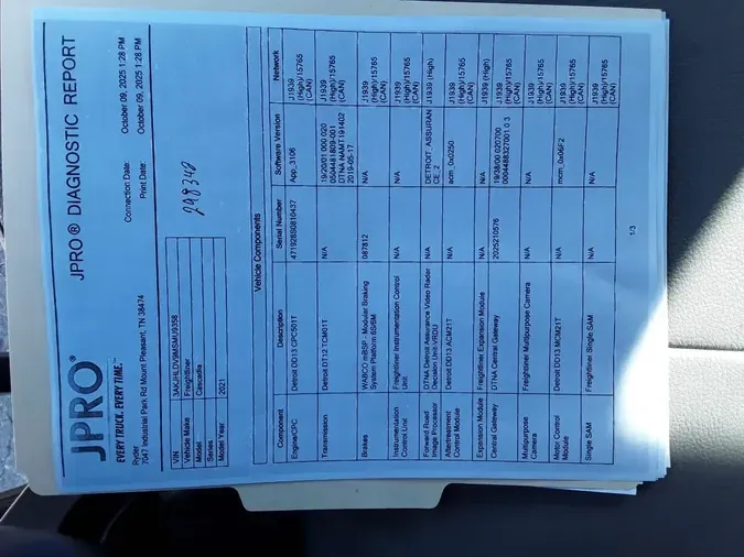 2021 FREIGHTLINER/MERCEDES NEW CASCADIA PX12664987e08d3eee5af271702467cdd414229