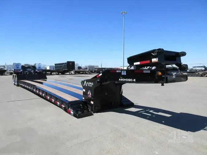 2026 ALPHA HD A90HDG 45 TON EXTENDABLE LOWBOY SUPER STRETCH