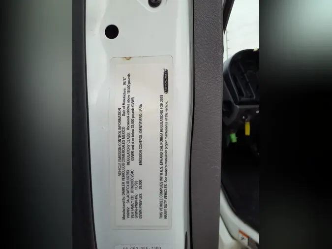 2018 FREIGHTLINER/MERCEDES M2 106