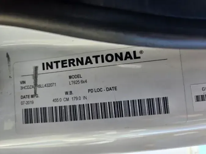 2020 International LT625