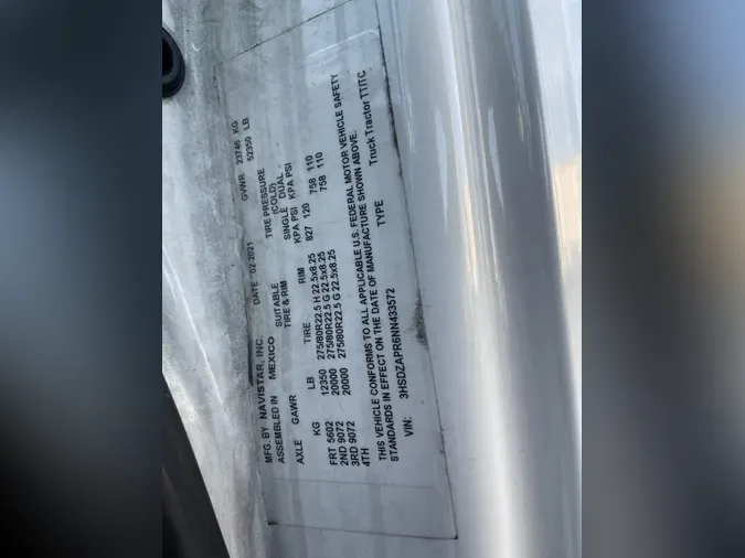 2022 International LT625