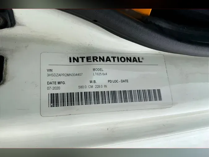 2021 INT LT625 6x4