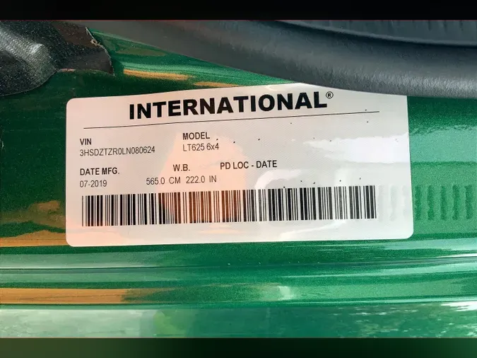 2020 INT LT625 6x4