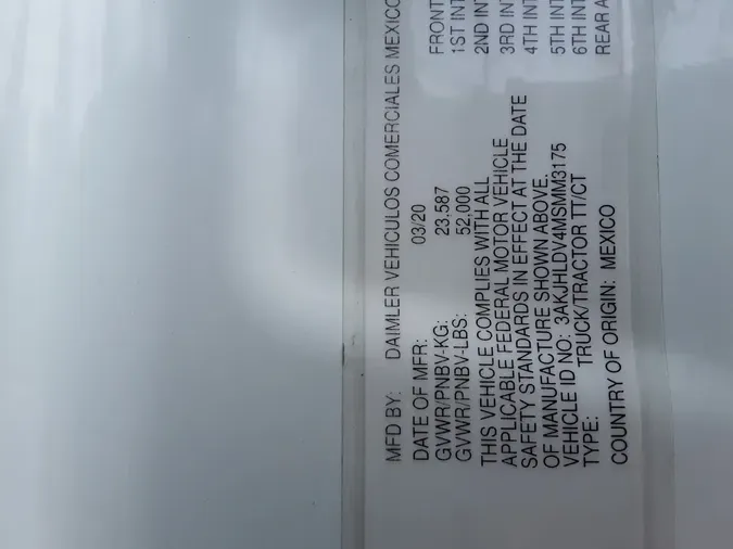 2021 FREIGHTLINER NEW CASCADIA PX12664