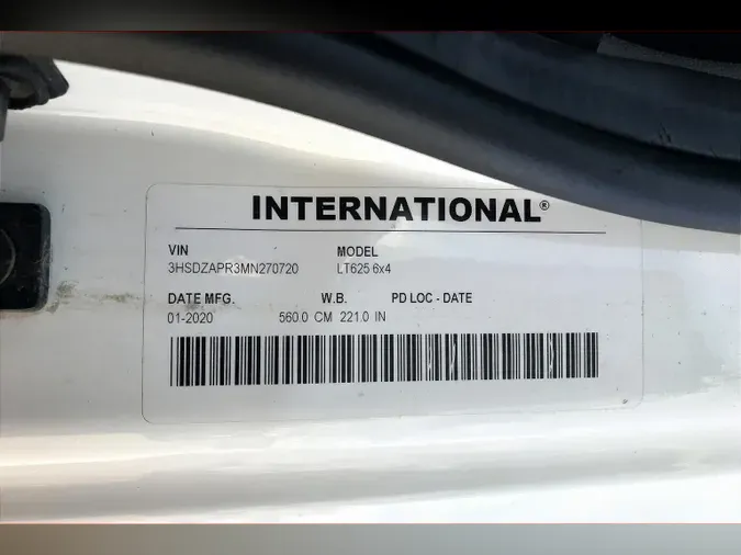 2021 INT LT625 6x4
