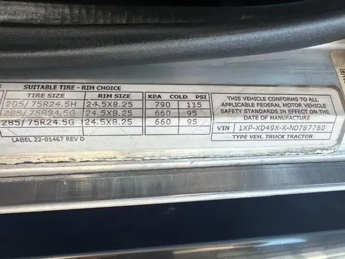 2022 Peterbilt 389
