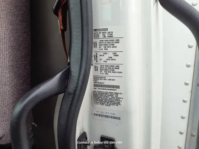 2019 NAVISTAR INTERNATIONAL MV607 (4X2)a092dc27e1543b718b7abdf75b30512b