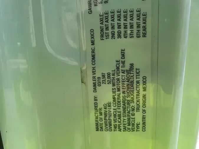 2020 FREIGHTLINER/MERCEDES CASCADIA 125