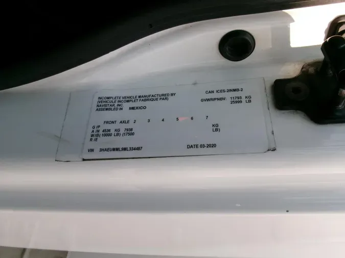 2021 International MV607