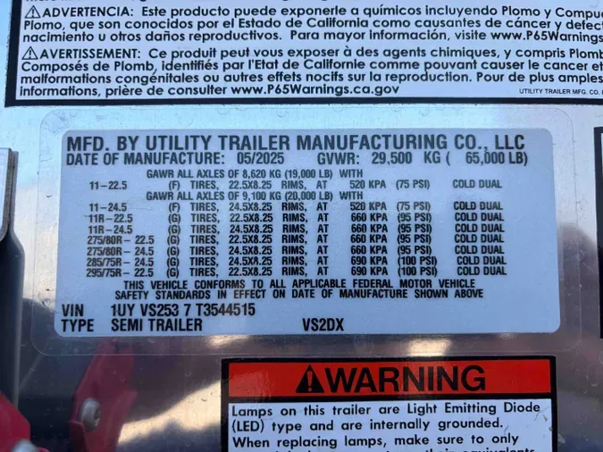 2026 UTILITY VS2DX
