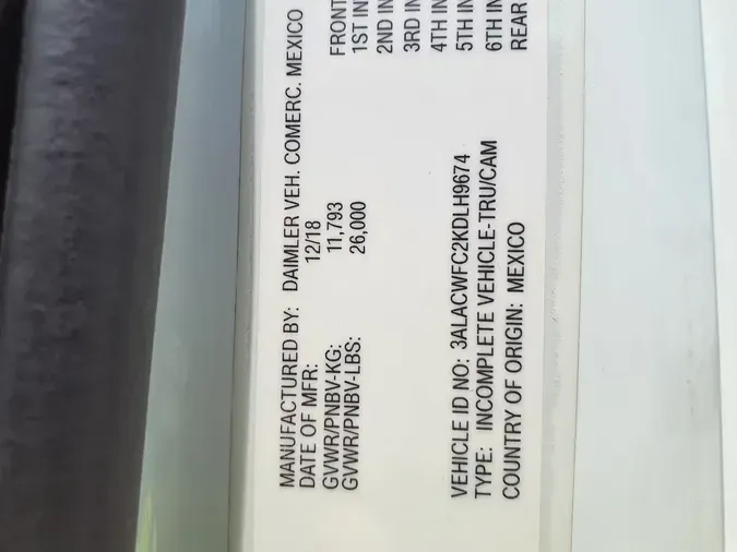 2019 FREIGHTLINER/MERCEDES M2 106a221448bdcc7049ef8b3fda45ead8860
