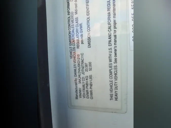 2018 FREIGHTLINER/MERCEDES NEW CASCADIA PX12664