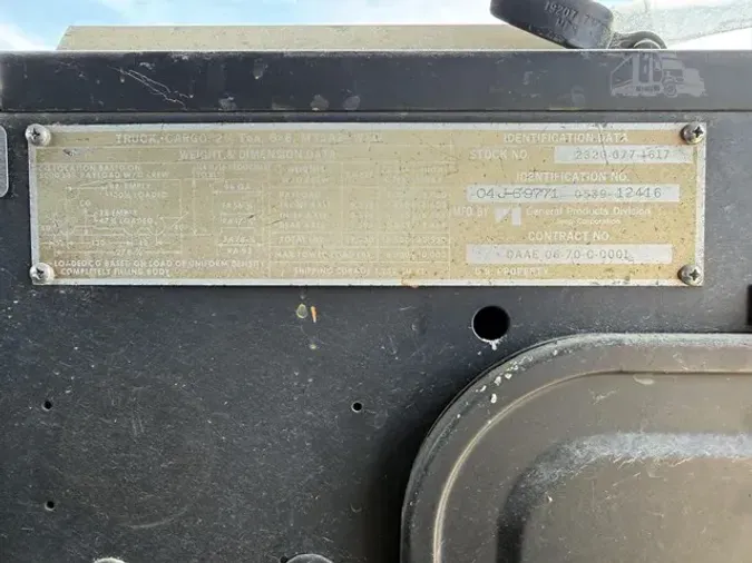 1971 AM GENERAL M35A2