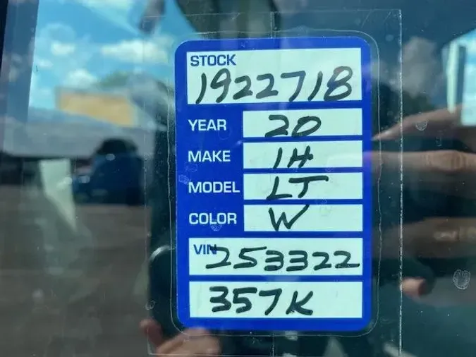 2020 International LT625