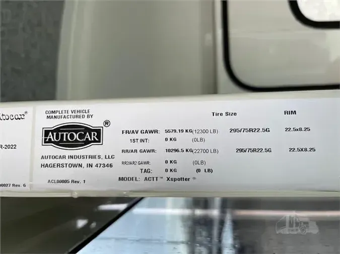 2022 AUTOCAR XSPOTTER ACTT