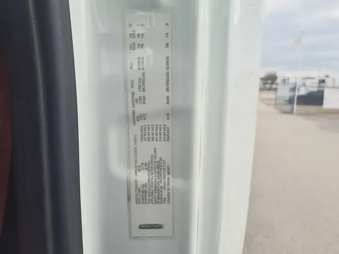 2020 FREIGHTLINER/MERCEDES NEW CASCADIA 116