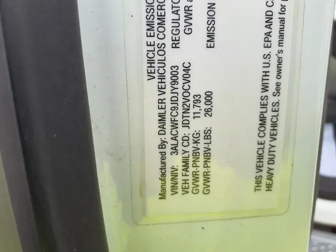 2018 FREIGHTLINER/MERCEDES M2 106