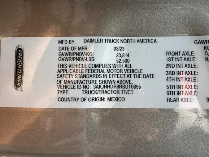 2024 Freightliner Cascadia