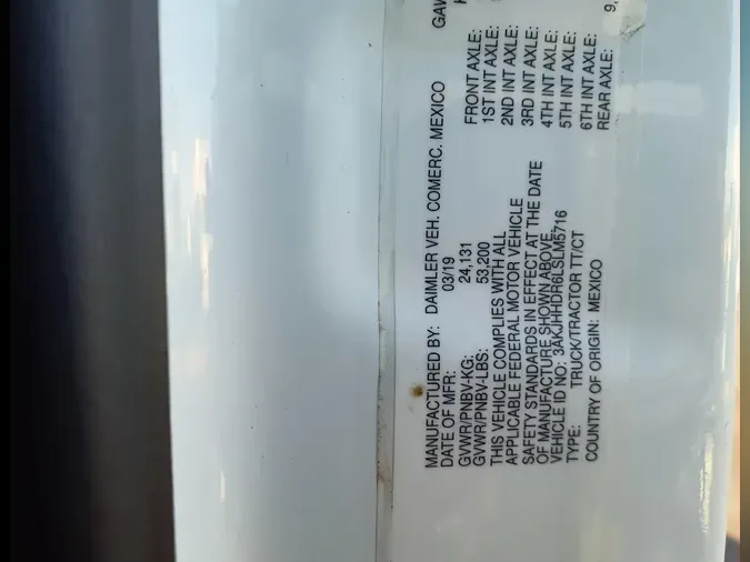 2020 FREIGHTLINER/MERCEDES NEW CASCADIA PX12664a7784f284cc5be99d3d44dfc456764a9