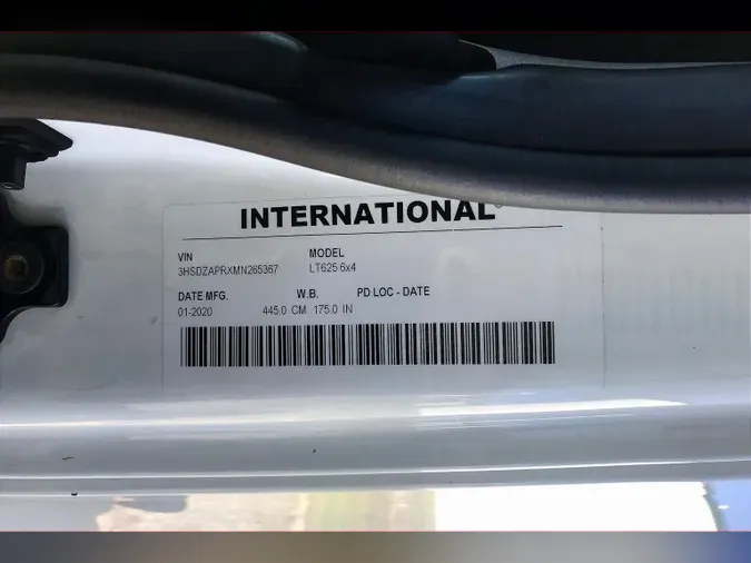 2021 INT LT625 6x4