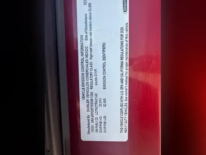 2021 Freightliner Cascadia
