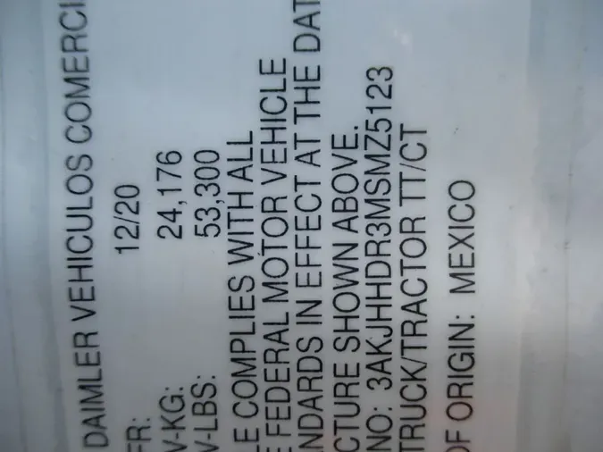 2021 FREIGHTLINER/MERCEDES NEW CASCADIA PX12664a9da1e52740e648cf044e441220658da