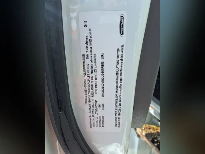 2020 FREIGHTLINER/MERCEDES M2 106