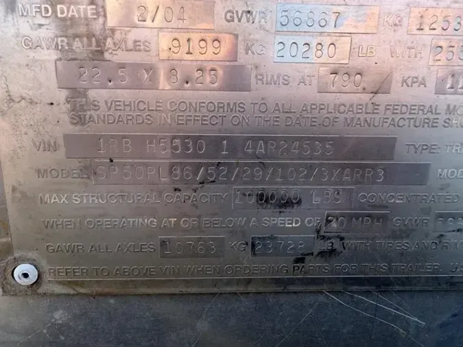 2004 ROGERS ab1453b05410908135d2c98848c9e252