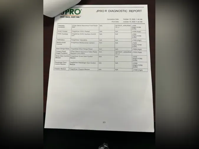 2020 FREIGHTLINER/MERCEDES NEW CASCADIA 116