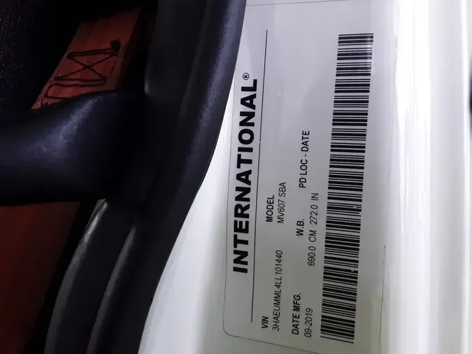 2020 NAVISTAR INTERNATIONAL MV607 (4X2)